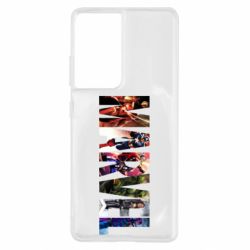 Чехол для Samsung S21 Ultra Marvel Avengers - PrintSalon