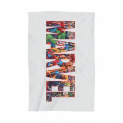 Рушник з принтом Marvel comics and heroes - PrintSalon
