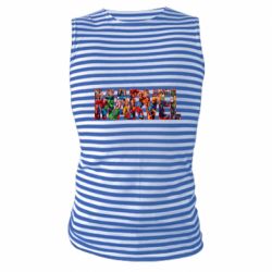 Майка-тільняшка Marvel comics and heroes - PrintSalon