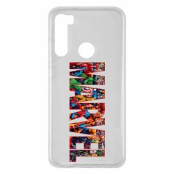 Чохол для Xiaomi Redmi Note 8 Marvel comics and heroes - PrintSalon