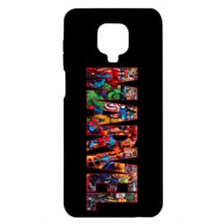 Чохол для Xiaomi Redmi Note 9S / 9Pro / 9Pro Max Marvel comics and heroes - PrintSalon