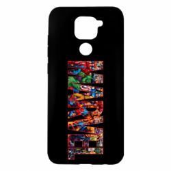 Чохол для Xiaomi Redmi Note 9 / Redmi 10X Marvel comics and heroes - PrintSalon