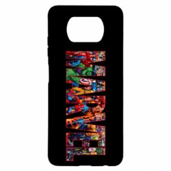 Чохол для Xiaomi Poco X3 Marvel comics and heroes - PrintSalon