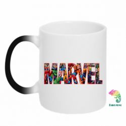 Чашка-хамелеон Marvel comics and heroes - PrintSalon