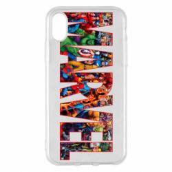 Чохол для iPhone X/Xs Marvel comics and heroes - PrintSalon
