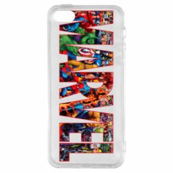 Чохол для iphone 5/5S/SE Marvel comics and heroes - PrintSalon