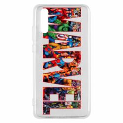Чохол для Huawei P20 Marvel comics and heroes - PrintSalon