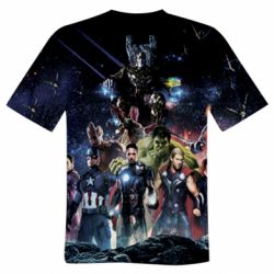 Мужская футболка 3D Marvel Heroes 1 - PrintSalon