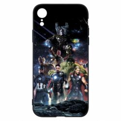 Чехол для iPhone XR Marvel Heroes 1 - PrintSalon