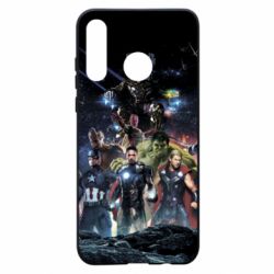 Чехол для Huawei P30 Lite Marvel Heroes 1 - PrintSalon