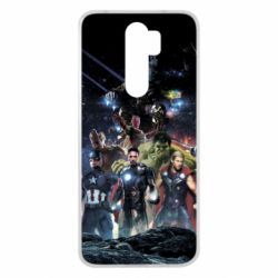 Чехол для Xiaomi Redmi Note 8 Pro Marvel Heroes 1 - PrintSalon