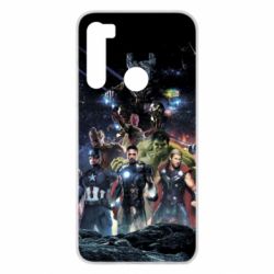 Чехол для Xiaomi Redmi Note 8 Marvel Heroes 1 - PrintSalon