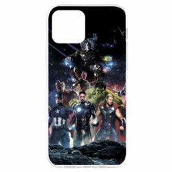 Чехол для iPhone 12 Marvel Heroes 1 - PrintSalon
