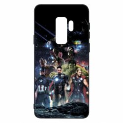 Чехол для Samsung S9+ Marvel Heroes 1 - PrintSalon