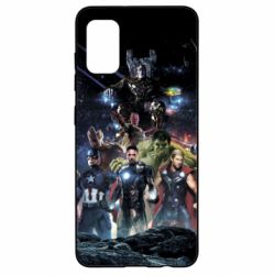 Чехол для Samsung A41 Marvel Heroes 1 - PrintSalon