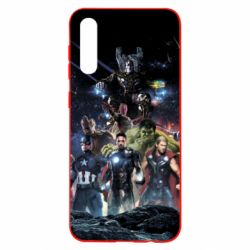 Чехол для Samsung A50 Marvel Heroes 1 - PrintSalon