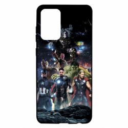 Чехол для Samsung A72 5G Marvel Heroes 1 - PrintSalon