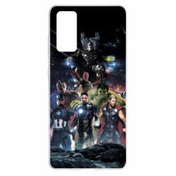 Чехол для Samsung S20 FE Marvel Heroes 1 - PrintSalon