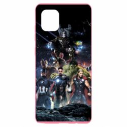 Чехол для Samsung Note 10 Lite Marvel Heroes 1 - PrintSalon