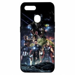 Чехол для Oppo A5s/A12 Marvel Heroes 1 - PrintSalon