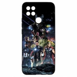 Чехол для Oppo A15s/A15 Marvel Heroes 1 - PrintSalon