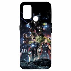 Чехол для Oppo A53/A32/A33 Marvel Heroes 1 - PrintSalon