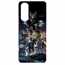 Чехол для Oppo Reno 4 Pro Marvel Heroes 1 - PrintSalon