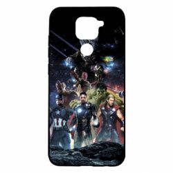 Чехол для Xiaomi Redmi Note 9/Redmi 10X Marvel Heroes 1 - PrintSalon