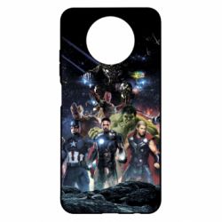 Чехол для Xiaomi Redmi Note 9 5G/Redmi Note 9T Marvel Heroes 1 - PrintSalon