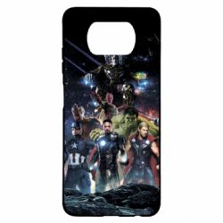 Чехол для Xiaomi Poco X3 Marvel Heroes 1 - PrintSalon