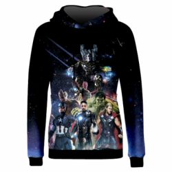 Жіноче 3D худі Marvel Heroes 1