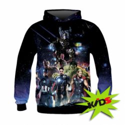 Дитяче 3D худі Marvel Heroes 1
