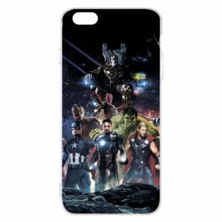 Чехол для iPhone 6 Plus/6S Plus Marvel Heroes 1 - PrintSalon