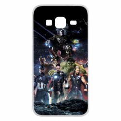 Чехол для Samsung J3 2016 Marvel Heroes 1 - PrintSalon