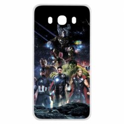 Чехол для Samsung J7 2016 Marvel Heroes 1 - PrintSalon