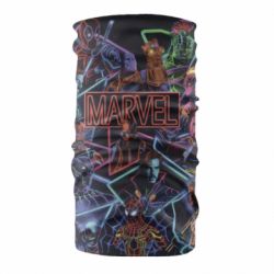 Бандана Marvel neon art pattern