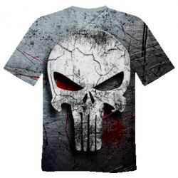 Чоловіча футболка 3D Марвеловскій Каратель1 - PrintSalon