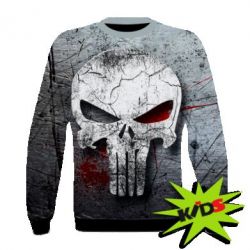 Дитячий 3D світшот Марвеловскій Каратель1 - PrintSalon