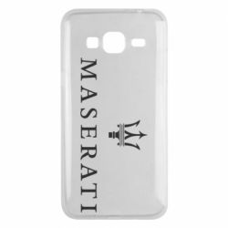 Чехол для Samsung J3 2016 Maserati logo - PrintSalon
