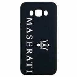 Чехол для Samsung J7 2016 Maserati logo - PrintSalon