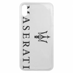 Чехол для iPhone Xs Max Maserati logo - PrintSalon