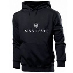 Мужское худи Maserati logo - PrintSalon