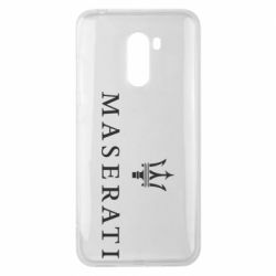 Чехол для Xiaomi Pocophone F1 Maserati logo - PrintSalon