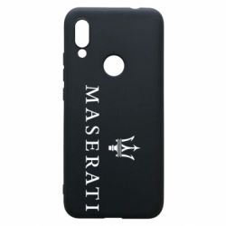 Чехол для Xiaomi Redmi 7 Maserati logo - PrintSalon