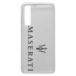 Чехол для Huawei P30 Maserati logo - PrintSalon
