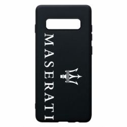 Чехол для Samsung S10+ Maserati logo - PrintSalon