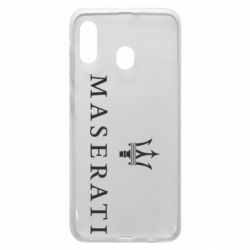 Чехол для Samsung A20 Maserati logo - PrintSalon