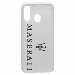 Чехол для Samsung A40 Maserati logo - PrintSalon