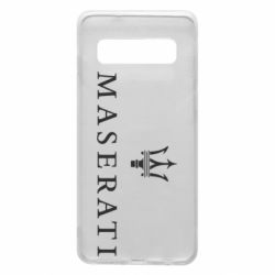 Чехол для Samsung S10 Maserati logo - PrintSalon