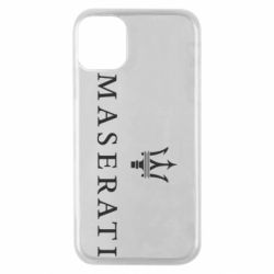 Чехол для iPhone 11 Pro Maserati logo - PrintSalon